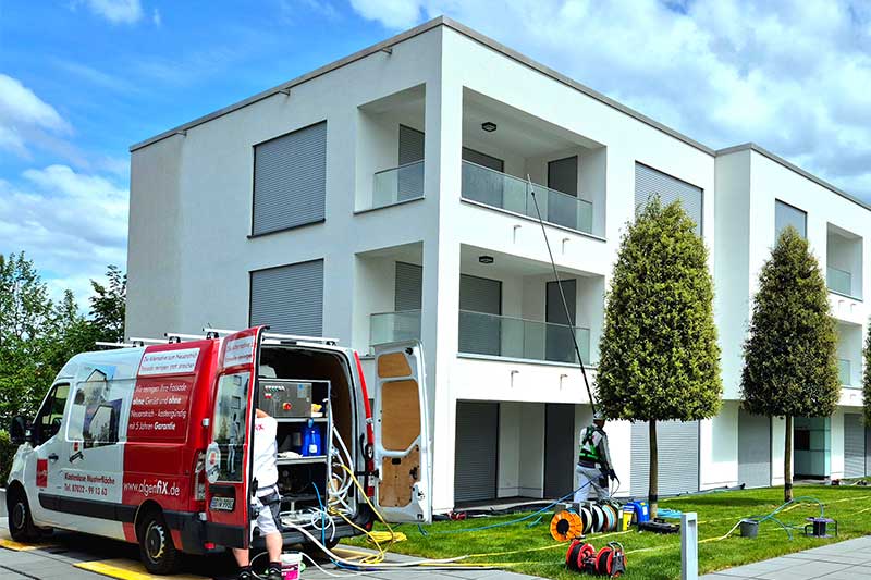 Firma algenfiX anfragen für Fassadenreinigung in Esslingen am Neckar