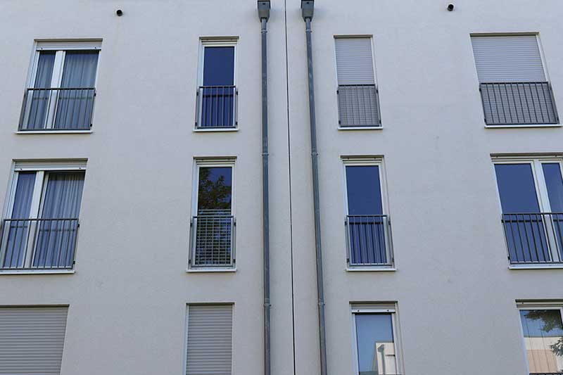 WEG Fassade nach der algenfiX Fassadenreinigung