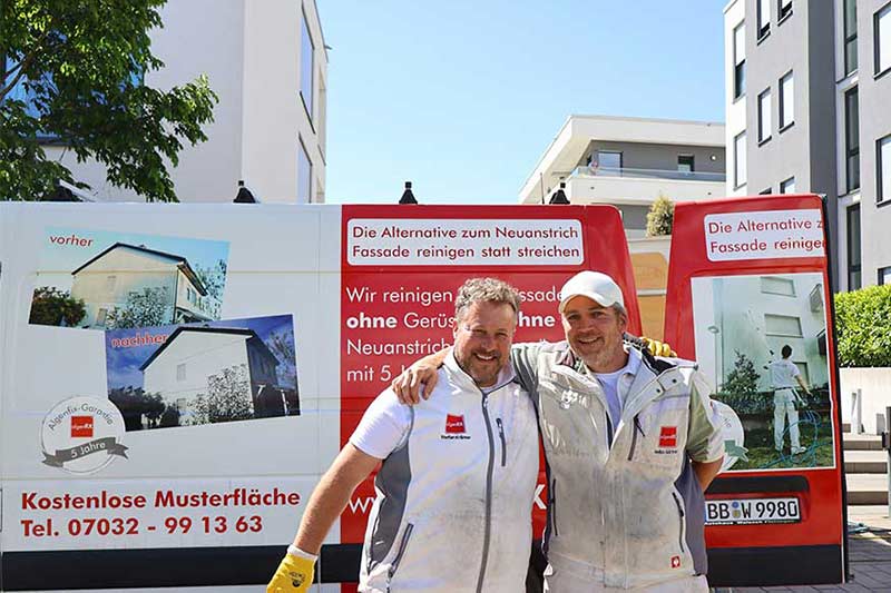 AlgenfiX Projektbericht zur Fassadenreinigung in Landau in der Pfalz AlgenfiX Projektbericht zur Fassadenreinigung in Landau in der Pfalz