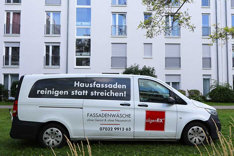 Kostenvoranschlag mit professionellem Check einholen von algenfix Fassadenreinigung