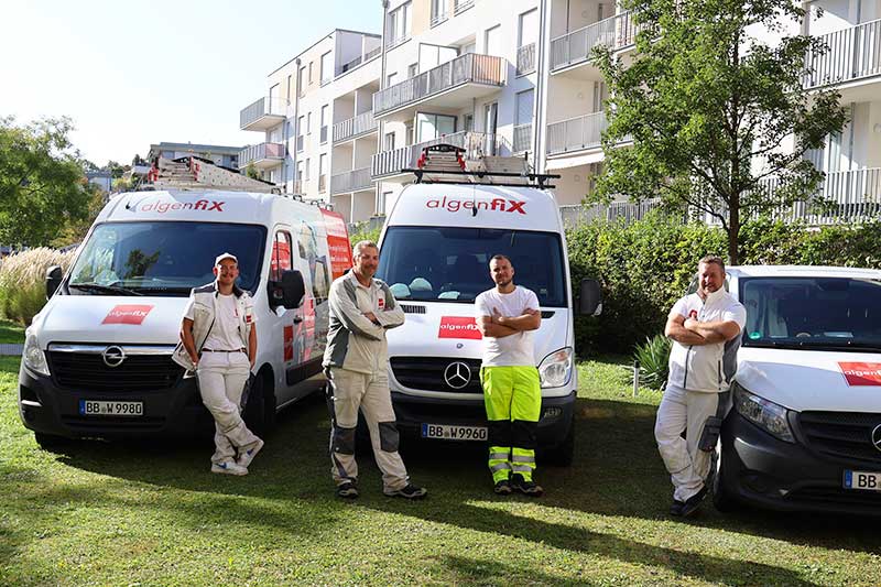 Professionelle Fassadenreinigung in Nagold von Meisterbetrieb algenfiX aus der Region