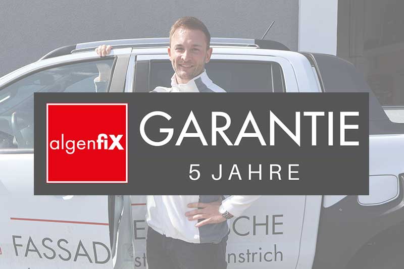 Professionelle Fassadenreinigung in Schwäbisch Hall von Firma algenfiX mit 5 Jahren Garantie