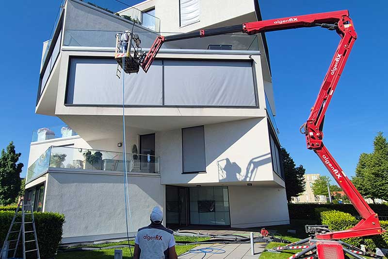 Professionelle algenfiX Fassadenreinigung in Darmstadt und Umgebung buchen