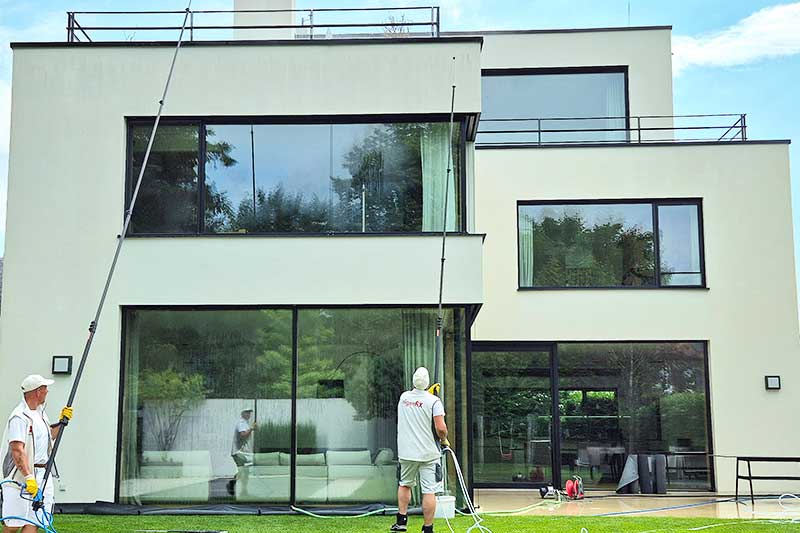 Fassadenreinigung in Magstadt und Umgebung vom regionalen Anbieter algenfiX