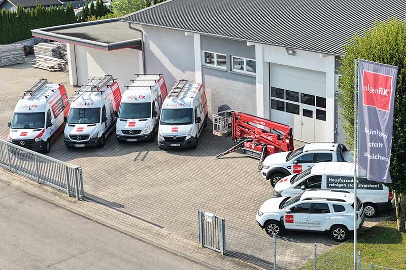 Firma algenfiX Fassadenreinigung Hauptsitz in der Nähe von Magstadt