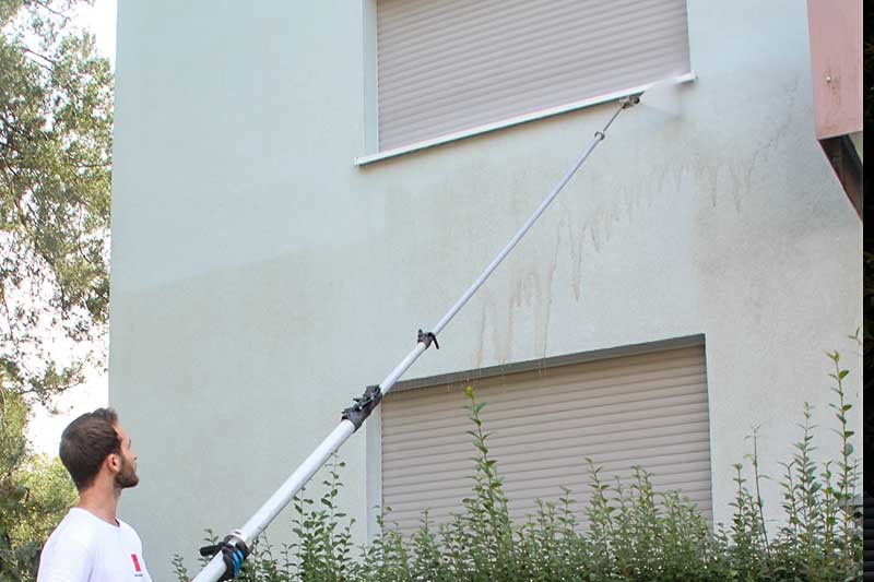 Fassadenreinigung in Hirrlingen vom regionalen Anbieter Firma algenfiX