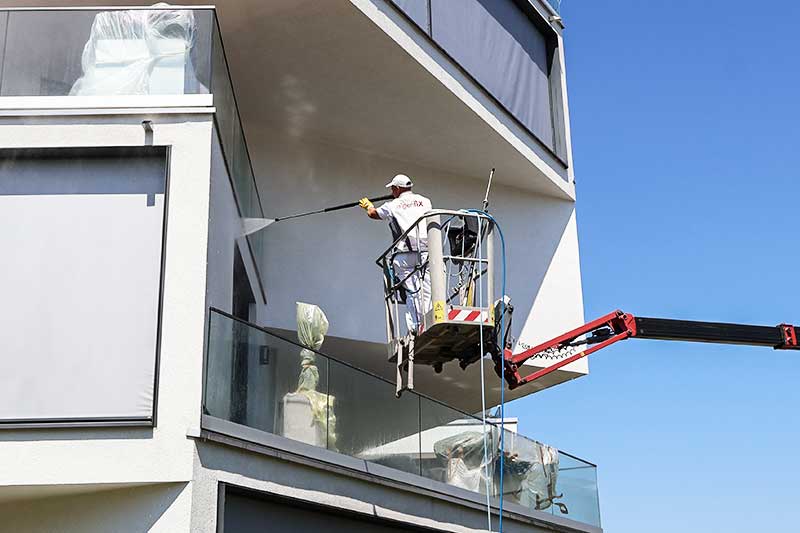 Professionelle Fassadenreinigung in Gemmrigheim von Firma algenfiX