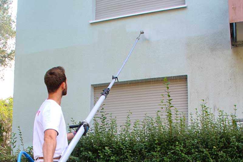 Professionelle Fassadenreinigung in Großbottwar von Firma algenfiX