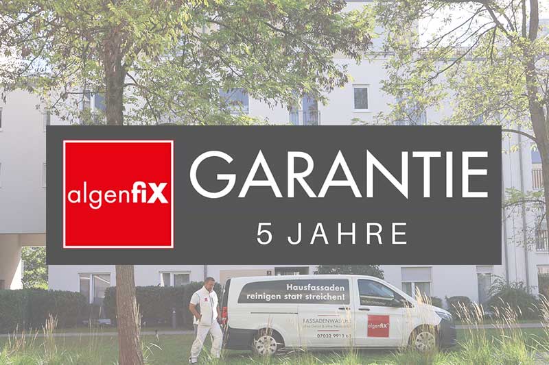 Professionelle Fassadenreinigung mit Garantie von Anbieter algenfiX