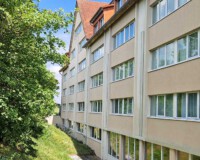 Professionell gereinigte Fassade danach