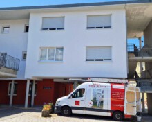 Einfach algenfiX rufen für professionelle Fassadenreinigung an Häusern und Gebäuden hier in Zell im Wiesental