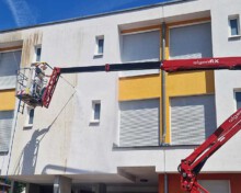 Schonende Fassadenwänsche von Firma algenfiX in 79669 Zell im Wiesental